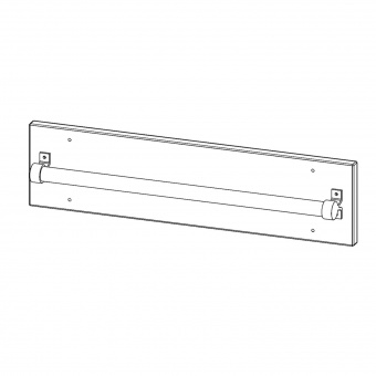 Leiterparkstation für Einhängeleiter / Leiterzarge für 60cm tiefe Schrankwände 